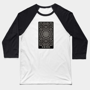 The High Priestess: "Mystic Keeper of Secrets" Baseball T-Shirt